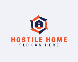 Hexagon Home Realtor logo design