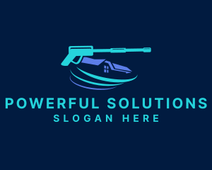 Power Wash Sanitation logo design