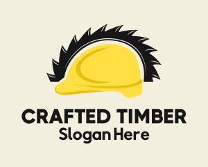 Hard Hat Saw Blade logo design