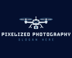 Robot Camera Drone logo design