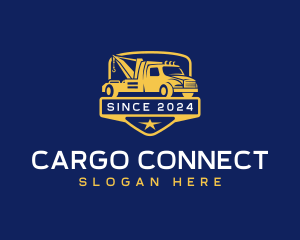 Trucking Cargo Logistics logo design