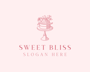 Patisserie Dessert Cake logo design