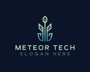 Eco Plant Tech Startup logo design