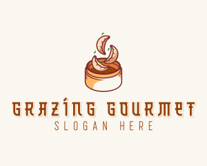 Gyoza Dumplings Caterer logo design