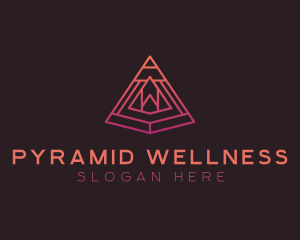 Abstract Pyramid Agency logo design