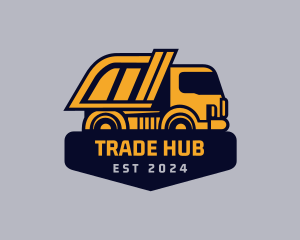 Dump Truck Vehicle logo