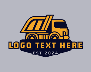 Dump Truck Vehicle logo