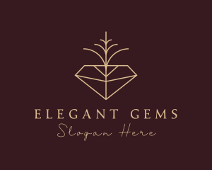 Elegant Gemstone Diamond   logo design