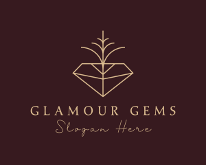 Elegant Gemstone Diamond   logo design