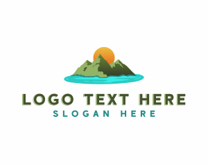 Mountain Island Sunset logo