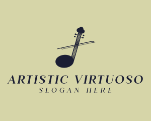 Musical Symbol Violinist logo