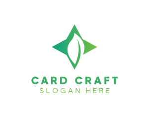 Star Leaf Plant logo design