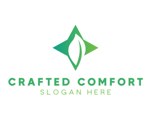 Star Leaf Plant logo design