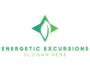 Star Leaf Plant logo design