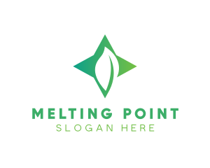 Star Leaf Plant logo design