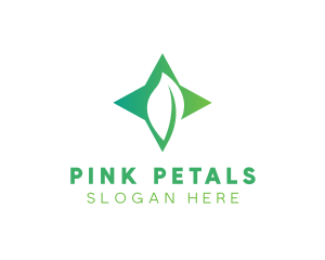 Star Leaf Plant logo design