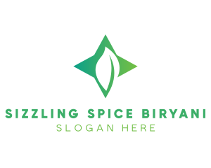 Star Leaf Plant logo design