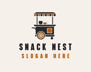 Food Cart Diner  logo design