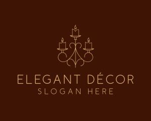 Handmade Candle Home Decor logo design