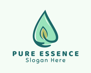 Natural Herb Oil logo design