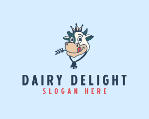 Dairy Milk Cow logo design