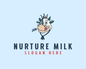 Dairy Milk Cow logo design