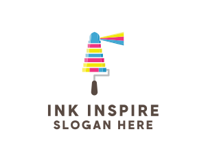 Ink Lighthouse Paint logo design