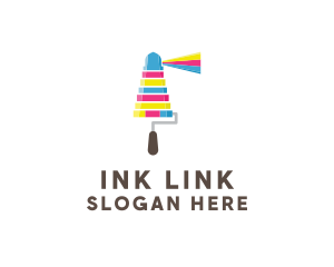 Ink Lighthouse Paint logo design