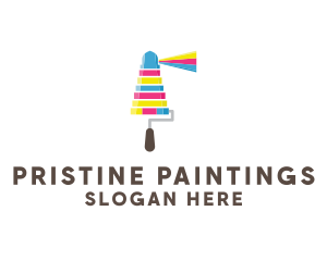 Ink Lighthouse Paint logo design