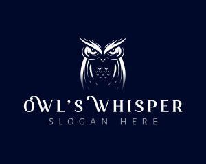 Owl Bird Avian logo