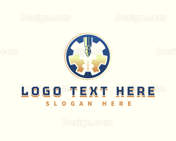 Laser Cutting Gear Logo