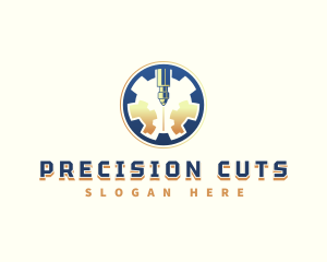 Laser Cutting Gear logo design