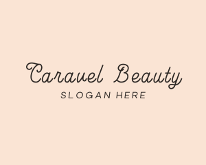 Elegant Script Beauty logo design