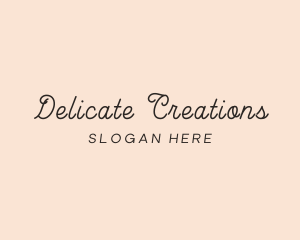 Elegant Script Beauty logo design