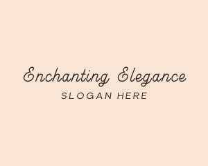 Elegant Script Beauty logo design