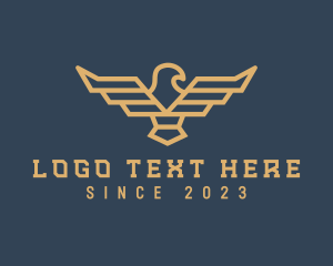 Eagle - Pilot Eagle Crest logo design