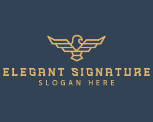 Pilot Eagle Crest logo design