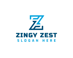 Modern Technology Letter Z logo design