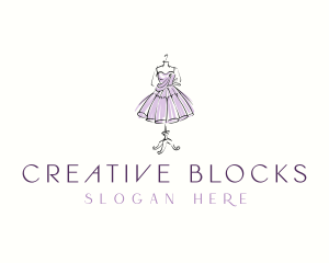 Fashion Mannequin Dress logo design