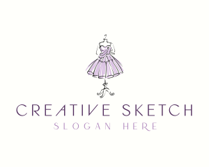 Fashion Mannequin Dress logo design