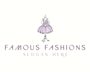 Fashion Mannequin Dress logo design