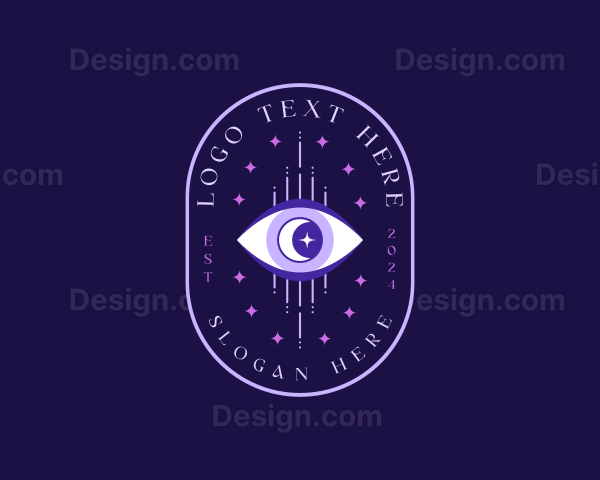 Mystical Boho Eye Logo