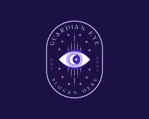 Mystical Boho Eye logo design