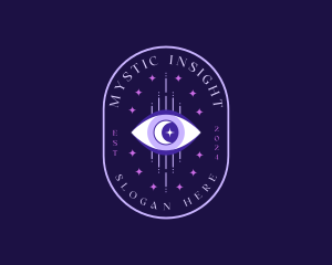 Mystical Boho Eye logo design