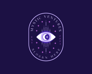 Mystical Boho Eye logo design