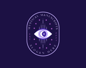 Mystical Boho Eye logo design