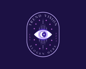 Mystical Boho Eye logo design