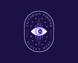 Mystical Boho Eye logo design