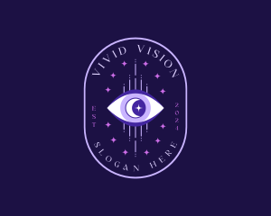 Mystical Boho Eye logo design