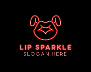 Erotic Bunny Lips logo design